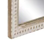 Miroir mural Blanc Naturel Verre Bois de manguier Bois MDF Vertical 60,9 x 3,8 x 152,4 cm de BigBuy Home, Miroirs muraux - Ré...