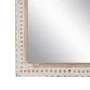 Miroir mural Blanc Naturel Verre Bois de manguier Bois MDF Vertical 60,9 x 3,8 x 152,4 cm de BigBuy Home, Miroirs muraux - Ré...