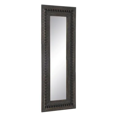 Miroir sur Pied Brun foncé Verre Bois de manguier Bois MDF Vertical 67,3 x 5,1 x 176,5 cm de BigBuy Home, Miroirs muraux - Ré...