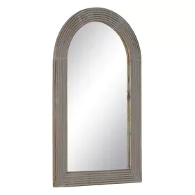 Wall mirror White Natural Crystal Mango wood MDF Wood Vertical 64,8 x 3,8 x 108 cm by BigBuy Home, Wall-Mounted Mirrors - Ref...