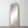 Miroir sur Pied Blanc Naturel Verre Bois de manguier Bois MDF Vertical 87,63 x 3,8 x 203,2 cm de BigBuy Home, Miroirs muraux ...