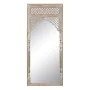 Miroir sur Pied Blanc Naturel Verre Bois de manguier Bois MDF Vertical 76 x 7 x 176,5 cm de BigBuy Home, Miroirs muraux - Réf...