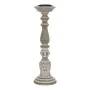 Candle Holder White Natural Iron Mango wood 14 x 14 x 45,72 cm by BigBuy Home, Candelabras and candle holders - Ref: S8805730...