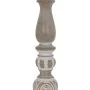 Candle Holder White Natural Iron Mango wood 14 x 14 x 45,72 cm by BigBuy Home, Candelabras and candle holders - Ref: S8805730...