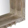 Wall mirror White Beige Crystal Mango wood MDF Wood Vertical 61 x 10,79 x 38 cm by BigBuy Home, Wall-Mounted Mirrors - Ref: S...