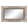 Wall mirror White Beige Crystal Mango wood MDF Wood Vertical 61 x 10,79 x 38 cm by BigBuy Home, Wall-Mounted Mirrors - Ref: S...