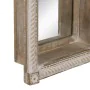 Miroir mural Blanc Naturel Verre Bois de manguier Bois MDF Vertical 106,6 x 12,7 x 38 cm de BigBuy Home, Miroirs muraux - Réf...