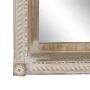 Miroir mural Blanc Naturel Verre Bois de manguier Bois MDF Vertical 106,6 x 12,7 x 38 cm de BigBuy Home, Miroirs muraux - Réf...