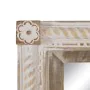 Miroir mural Blanc Naturel Verre Bois de manguier Bois MDF Vertical 106,6 x 12,7 x 38 cm de BigBuy Home, Miroirs muraux - Réf...