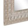 Miroir mural Blanc Naturel Verre Bois de manguier Bois MDF Vertical 71,1 x 5,1 x 101,6 cm de BigBuy Home, Miroirs muraux - Ré...