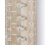 Specchio da parete Bianco Naturale Cristallo Legno di mango Legno MDF Verticale 71,1 x 5,1 x 101,6 cm di BigBuy Home, Specchi...