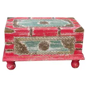 Baule Alexandra House Living Rosso Legno di mango 28 x 27 x 50 cm Stile artigianale di Alexandra House Living, Bauli - Rif: D...