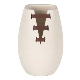 Vase Blanc Céramique 20 x 20 x 30 cm de BigBuy Home, Vases - Réf : S8805741, Prix : 36,82 €, Remise : %