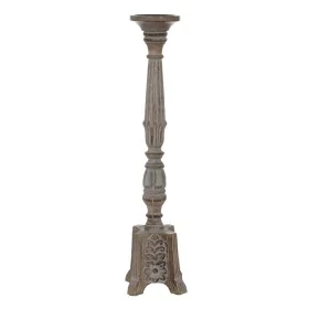 Candelabro Bianco Naturale Ferro Legno di mango 19 x 19 x 68,5 cm di BigBuy Home, Candelieri e portacandele - Rif: S8805742, ...