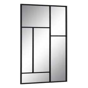 Miroir mural Noir Verre Fer Vertical 60 x 2 x 90 cm de BigBuy Home, Miroirs muraux - Réf : S8805759, Prix : 110,52 €, Remise : %