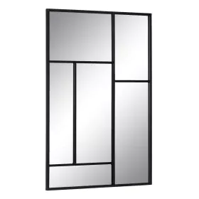 Espejo de pared Negro Cristal Hierro Vertical 60 x 2 x 90 cm de BigBuy Home, Espejos de pared - Ref: S8805759, Precio: 106,09...