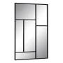 Wall mirror Black Crystal Iron Vertical 60 x 2 x 90 cm by BigBuy Home, Wall-Mounted Mirrors - Ref: S8805759, Price: 106,09 €,...