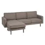 Canapé chaise longue Taupe 235 x 155 x 87 cm de BigBuy Home, Canapés et divans - Réf : S8805764, Prix : 1,00 €, Remise : %