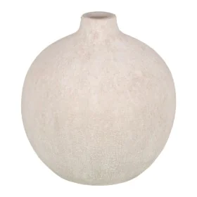 Vase Cream Ceramic Sand 22 x 22 x 25 cm by BigBuy Home, Vases - Ref: S8805773, Price: 31,16 €, Discount: %