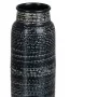 Jarrón Negro Aluminio 9 x 9 x 25,5 cm de BigBuy Home, Jarrones - Ref: S8805783, Precio: 14,40 €, Descuento: %