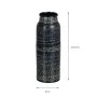 Vaso Preto Alumínio 9 x 9 x 25,5 cm de BigBuy Home, Jarrões - Ref: S8805783, Preço: 13,82 €, Desconto: %