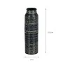 Vaso Preto Alumínio 9 x 9 x 30,5 cm de BigBuy Home, Jarrões - Ref: S8805784, Preço: 15,85 €, Desconto: %