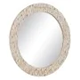 Miroir mural Blanc Verre Bois de manguier 76 x 2 x 76 cm de BigBuy Home, Miroirs muraux - Réf : S8805801, Prix : 138,91 €, Re...