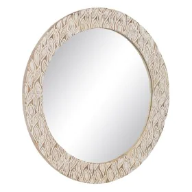 Wall mirror White Crystal Mango wood 76 x 2 x 76 cm by BigBuy Home, Wall-Mounted Mirrors - Ref: S8805801, Price: 77,19 €, Dis...