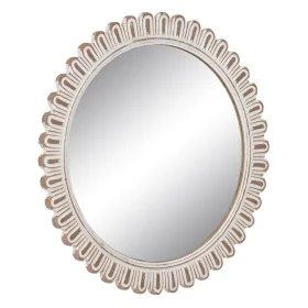 Wall mirror White Crystal Mango wood 73 x 2 x 73 cm by BigBuy Home, Wall-Mounted Mirrors - Ref: S8805804, Price: 133,27 €, Di...