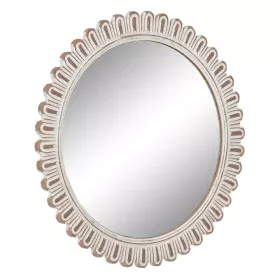 Wall mirror White Crystal Mango wood 73 x 2 x 73 cm by BigBuy Home, Wall-Mounted Mirrors - Ref: S8805804, Price: 71,09 €, Dis...