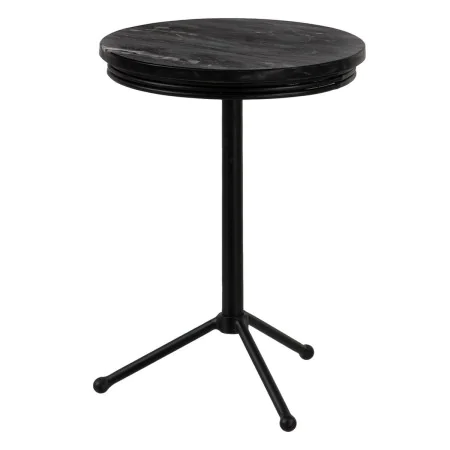 Side table Black Marble Iron 32 x 32 x 45 cm by BigBuy Home, Tables - Ref: S8805808, Price: 36,93 €, Discount: %