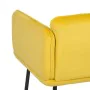 Fauteuil Jaune Noir 100 % polyester 76 x 64 x 77 cm de BigBuy Home, Chaises - Réf : S8805810, Prix : 286,30 €, Remise : %