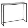 Consola Negro Aluminio Cristal Hierro 98 x 28 x 82 cm (2 Unidades) de BigBuy Home, Mesas - Ref: S8805812, Precio: 297,10 €, D...