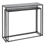 Console Black Aluminium Crystal Iron 98 x 28 x 82 cm (2 Units) by BigBuy Home, Tables - Ref: S8805812, Price: 166,94 €, Disco...