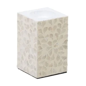 Kerzenschale Beige Perlmutt Holz MDF 10,5 x 10,5 x 16 cm von BigBuy Home, Kerzenständer und Kerzenhalter - Ref: S8805814, Pre...