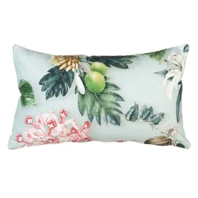 Cojín Turquesa Orquídea 50 x 30 cm de BigBuy Home, Cojines - Ref: S8805843, Precio: 17,73 €, Descuento: %