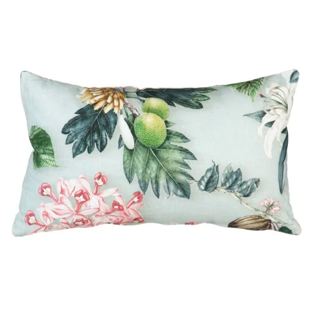 Cushion Turquoise Orchid 50 x 30 cm by BigBuy Home, Cushions - Ref: S8805843, Price: 17,01 €, Discount: %