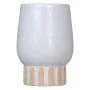 Jarrón Blanco Cerámica 12,5 x 12,5 x 18 cm de BigBuy Home, Jarrones - Ref: S8805849, Precio: 12,08 €, Descuento: %