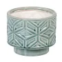 Cache-pot Bleu Céramique 13,5 x 13,5 x 11,5 cm de BigBuy Home, Vases - Réf : S8805850, Prix : 10,53 €, Remise : %