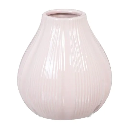 Vase Rose Céramique 15 x 14 x 15 cm de BigBuy Home, Vases - Réf : S8805854, Prix : 12,78 €, Remise : %