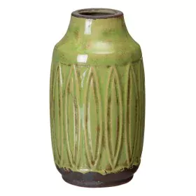 Vase Pistachio Ceramic 12,5 x 12,5 x 22,5 cm by BigBuy Home, Vases - Ref: S8805862, Price: 10,73 €, Discount: %