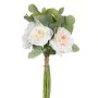 Ramo Blanco Verde Rosas 20 x 23 x 41 cm de BigBuy Home, Flores - Ref: S8805895, Precio: 18,95 €, Descuento: %