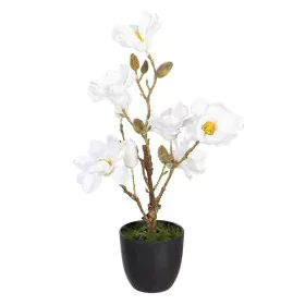 Planta Decorativa Poliéster Polietileno Hierro 25 x 25 x 49 cm Magnolia de BigBuy Home, Plantas - Ref: S8805897, Precio: 19,6...