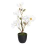 Decorative Plant Polyester Polyethylene Iron 25 x 25 x 49 cm Magnolia by BigBuy Home, Artificial Plants - Ref: S8805897, Pric...