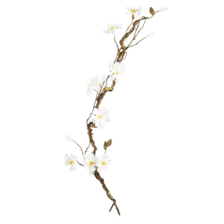 Decorative Flower White Green 30 x 10 x 91 cm by BigBuy Home, Artificial Flowers - Ref: S8805901, Price: 21,49 €, Discount: %