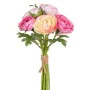 Bunch Green Pink Roses 20 x 20 x 35 cm by BigBuy Home, Artificial Flowers - Ref: S8805911, Price: 13,35 €, Discount: %