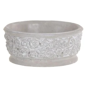 Cache-pot Gris Ciment 26 x 26 x 11 cm de BigBuy Garden, Cache-pots - Réf : S8805926, Prix : 12,48 €, Remise : %