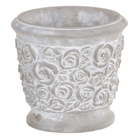 Cache-pot Gris Ciment 19 x 19 x 17,5 cm de BigBuy Garden, Cache-pots - Réf : S8805927, Prix : 10,77 €, Remise : %