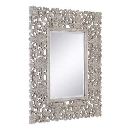 Espelho de parede Branco Cristal 98 x 3 x 124 cm de BigBuy Home, Espelhos de parede - Ref: S8805931, Preço: 453,31 €, Descont...