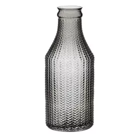 Jarrón Gris Vidrio 10 x 10 x 25 cm de BigBuy Home, Jarrones - Ref: S8805933, Precio: 11,98 €, Descuento: %